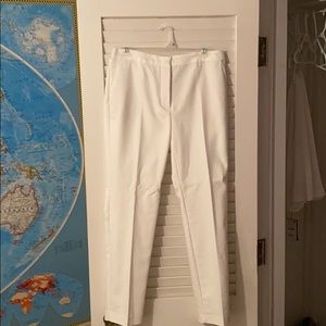 Zara Basic White Capri Pants women’s NWT